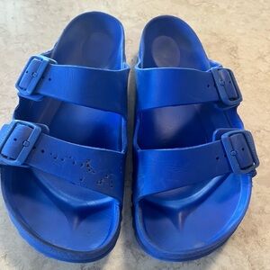 Birkenstock Men’s Blue Slide Sandals Size 41